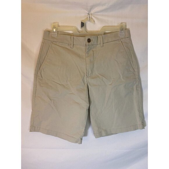 GAP MENS TAN BERMUDA SHORTS WAIST SIZE 32 INSEAM 10 SMALL SPOT - Picture 1 of 3